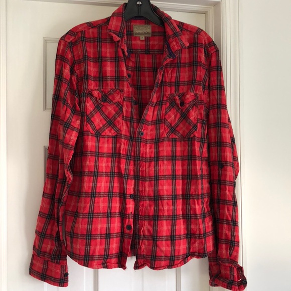 Lightweight flannel button down - Picture 1 of 3